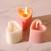 Scented Candle Hot Colorful Heart Shaped Candle Decorative Household Aromatherapy Luxury Fragrance Heart Candle P230412