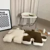 Cuscino imbottito creativo moderno a forma di puzzle peluche giuntabile giocattolo decorazione della casa