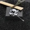 Brooches BoYuTe 10Pcs Hand Made Fashion Fabric Flower Lapel Pin Men Pins For Suits