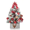 Decorazioni natalizie Albero fai-da-te Mini set 4560 cm Decorazione domestica da tavolo 231113