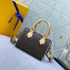 Designers Speedy Bandouliere 20 canvas leather Bags Women Shoulder Crossbody Bag Totes Luxury Brand Lasy Handbag with dust bags