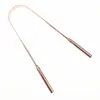 Rose Gold Silver Oral Hygiene Tongue Cleaner Stainless Steel Tool Brush Tongue Scraper