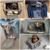 Hundväska mjuk sidor ryggsäck katt husdjur bil hund resor godkänd av flygbolag för att transportera små husdjur ut 231110