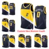 26 Ben Sheppard 1 Jarace Walker Custom Indiana 0 Tyrese Haliburton Basketball Jerseys 24 Buddy Hield 33 Myles Turner 3 Chris Duarte Mens Womens Youth XS-4XL