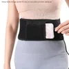 Waist Support Wrap Heating Pad USB Heated Protective Band With Built-In Pocket Adjustable Compress Winter Belt For