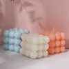 Scented Candle Small Bubble Cube Wax Round Cube Candle Soy Wax Aromatherapy Candles Home Cube Scented Home Decorations Candle DIY Gifts P230412
