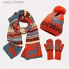 Cappelli Sciarpe Set 2023 Inverno Donna Uomo Cappello Sciarpa Gs Set Maschio Femmina Cofano Cappelli lavorati a maglia Sciarpa Set Outdoor Uomo Caldo Peluche Cs Donna Cappello SciarpaL231113