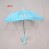 팬 Parasols 레이스 꽃 우산 웨딩 장식 신부 수제 사진 프로스 패턴을 가진 우산 파라솔