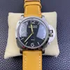 Paneraii Designer Size Mirror Factory Panerai Sapphire Automatisk rörelse Paneria Watch 47mm Cowhide Strap Vnmm