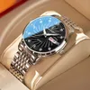 40mm İnce 6. Hassas Çelik Tasarımcı Saatler Kadınlar Erkekleri Seviyor Bilezik Bangles Gümüş Gül Altın Vidalı Tırnak Bileklik Bileklik Çift Takı Orijinal Saat