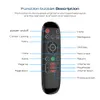 M6 Mini Voice Smart Remote Control Keyboard Mouse volante 2.4G Wireless Voice Remote Control Air Flying Mouse