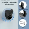 Electric Vehicle Accessories Type 1/Type 2 EV Charger Holder Wall Mount Electric Car Charging Cable Organizer Electric Car Charger Holder EV CABLE SOCKET Q231113