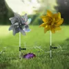Garden Decorations Solar LED Colorful Unique Shape Lights Windmill Lamp For Yard Outdoor Patio Home Decorative Wind Spinners Supplies