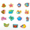 Intelligensleksaker 16st/set Baby Wood Magnetic Fishing Game Toys Set Iron Box Novelty Cognition Cartoon 3D Wood Funny Undersea Fish Toy Gifts 230412