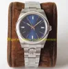 Orologio automatico da uomo 5 colori 39 mm unisex 114300 rodio scuro grigio rosso uva blu nero quadrante bianco bracciale in acciaio 904L ARF Cal.3132 movimento orologi meccanici