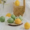 Candles 3D Aromatherapy Candle Creative Orange Lemon Cheese Candle Party Gift Home Wedding DIY Decoration Candle Making