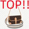 Satchel Top.M46583 Diane Baguette Diseñador Handbag Bag Tote bolso Crossbody Top Many Bag Empreinte Leather