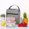 Din sets Lunch Bag Oxford Doek Draagbare isolatie Outdoor Picnic Box Ice IJs