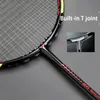 Raquetes de badminton dupla face max tention 35lbs ultraleve 9u 58g raquetes de badminton amarradas 100% fibra de carbono raquete ofensiva velocidade esportes 231102
