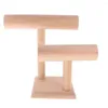 Jewelry Pouches Soild Wooden Jewellery Display Stand Rack For Bracelet Watch