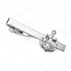 Tie Clips High quality fashion business tie clip brand horse tie clip men's wedding shirt tie pin accessories J230413