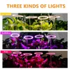 Grow Lights 3 Colors Plant Grow Lamps Angel Ring Growing Lamps DC5V USB Phytolamp LED Full Spectrum Growth Lamp för inomhusväxt P230413