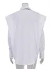Blusas femininas taruxy terno gravata blusa feminina 2023 moda solta manga longa camisas brancas rua temperamento camisas de mujer