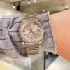 Kvinnor tittar på kvartsrörelse klockor 32 mm fodral med Diamond Lady Wristwatch Montre de Luxe