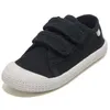 Sneakers unisex 2023 alla matchar barnflicka platt häl barn skor för barn pojkar elever knappen canvas baby f08123 230412