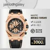 Ap Swiss Luxury Watch Мужские часы Epic Royal Oak Offshore Series, диаметр 42 мм, прецизионная сталь, розовое золото 18 карат, мужские часы для отдыха, часы 26470orooa002cr02, розовое золото Xpfu