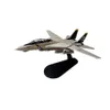 航空機Modle 1100 US Navy Grumman 4 4a Tomcat VF84 Fighter Metal Military Toy Diecast Plane Model for CollectionまたはGift 231113