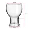 Tumblers Creative Glass Beer Cup Transparent Big Belly Bar Mug Cute Wine S Coffee 455 ML Champagne 230413