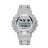 Wielofunkcyjny G styl szoku cyfrowe męskie zegarki męskie Top luksusowa marka LED 18K Gold Hip Hop Male Diamond Watch