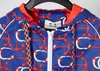 Mens Jackets thin Windbreaker Zip Hooded Stripe Outerwear Quality Hip Hop Designer Coats Armband Fashion Spring and Autumn Parkas Size M-3XL 87729