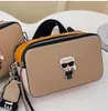 Cartoon Handbag Fashion Chain Single Shoulder Small Bags Lock Lock Solid Color Versatile Underarm Bag