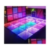 LED Dance Floor Fast Setup Portable 3D Infinity Mirror Stage Lighting Drop Delivery Lights OTG46