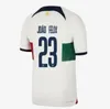 2023 Nowy portugalski futbol Rubenjersey Ruben Diono. Northaflix Fernandez Silva Cloth Cusserlo 23 Portugalska koszula piłkarska Set Portugalski Puchar Świata