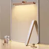 Lampada da parete in legno Vanity Light a batteria LED ricaricabile per bagno ruotabile a 360 gradi a tre livelli dimmerabile 4000K