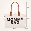 Torby na pieluchy Mumia torba na pieluchy garnitury w torbie ciążowe o dużej pojemności dla niemowląt kobiet do przechowywania pieluszki torebki mama ręka 231110
