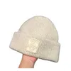 Lowewe Designer Beanie Hat Cappello lavorato a maglia per il tempo libero di alta qualità Designer Beanie Cap Cappello da uomo e da donna Cappello in cashmere con teschio Moda all'aperto