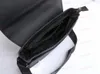 Porte-documents pour hommes sac à bandoulière d'affaires sacs de travail pour femmes concepteur noir impression en relief paquet de courrier sac d'ordinateur portable de luxe
