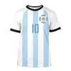 رجال tshirts cloocl diy رقم الأرجنتين العلم tshirt الأزياء 3d طباعة الأكمام قصيرة مميزة tshirts activewear activewear tops 230413