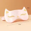 Maschere per dormire Imitazione occhi di seta Coprire Maschera per dormire in seta liscia Benda per gli occhi Sort Maschera da notte da sogno per donna Uomo Fox Travel Relax Eyepatches J230602