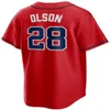 2023 Custom City Connect Jersey 13 Ronald Acuna Jr. 27 Austin Riley Matt Olson Harris II Spencer Strider Ozzie Albies Jones Eddie Rosario Max Fried Maglie da baseball