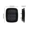 업그레이드 2PCS 16 LED WRANGLER YJ TJ CJ CJ5 CJ7에 대한 Tail Light Brake Reverse Light 지프 트럭 보트 로리 밴 트레일러 Caravan Lig L7C0.