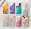 Bling Liquid Quicksand Phone Case for Galaxy A33 A53 5G A14 A24 4G SENY SILICON SILICONE TPU PC COVER