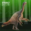 Action Toy Figures PNSO 65 Therizinosaurus Qingge Model Animal Dinosaur Figure Therizinosauridae Collector Decor Realistic Educational Toy Gift 230412