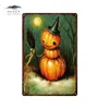 Christmas Decorations Christmas Halloween Pumpkin Metal Tin Signs Vintage Plate Poster Pin Up Art Painting Home Wall Decoration Kitchen Garage PlaquesL231111