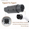 Electric Vehicle Accessories 16A/32A EV Charger Adapter Socket Type2 till typ1 laddningskontaktomvandlare IEC 62196 J1772 EVSE Q231113