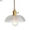 Hängslampor iwhd amerikanska land kopparbelysning fixtur sovrum middagar levande ljus loft industriell vintage lampa hanglamp luminaria